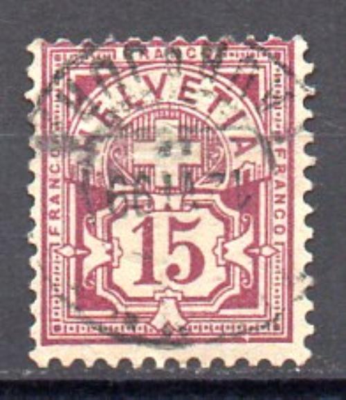 Suiza Año 1906 Nº Zumstein 85 (o)